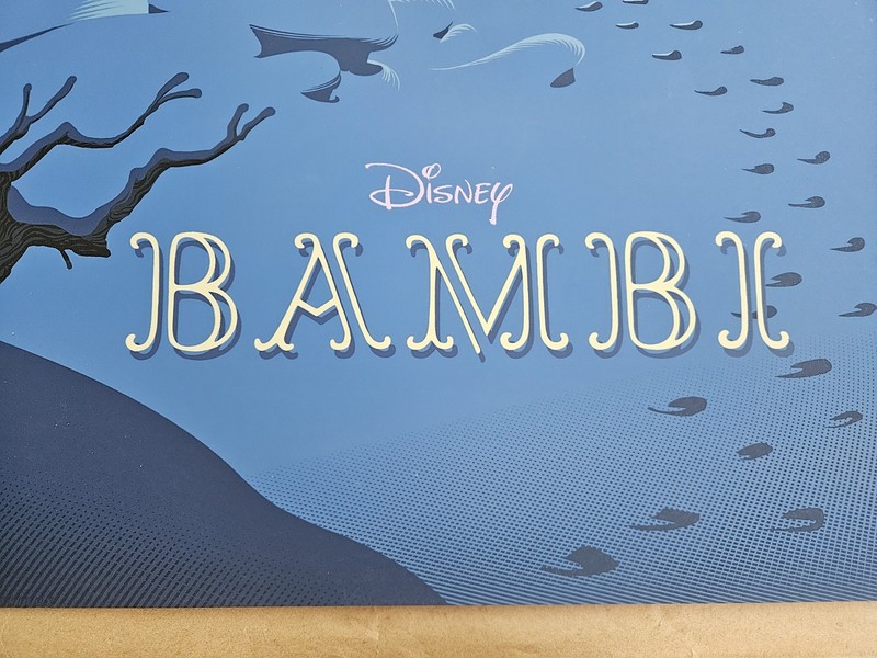Laurent Durieux Bambi variant art print poster Mondo Disney Jaws Pulp Fiction gallery