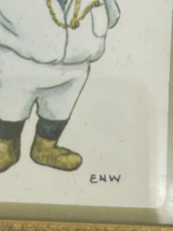 EUC Vtg (3) Miniature Victorian Children Drawings by C.R. Gibson Signed ENW gallery
