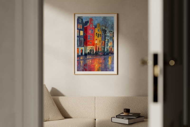 Amsterdam Netherlands 24x36 Giclée Art Print Ltd 1/25 Signed COA Rombley V3 gallery