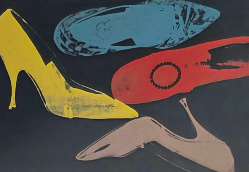 ANDY WARHOL Diamond Dust Shoes Framed Pop Art Contemporary Modern Art Print gallery