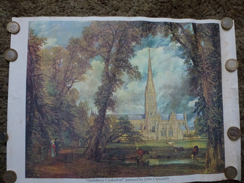 Salisbury Cathedral By John Constable Print 21 x 15 inches