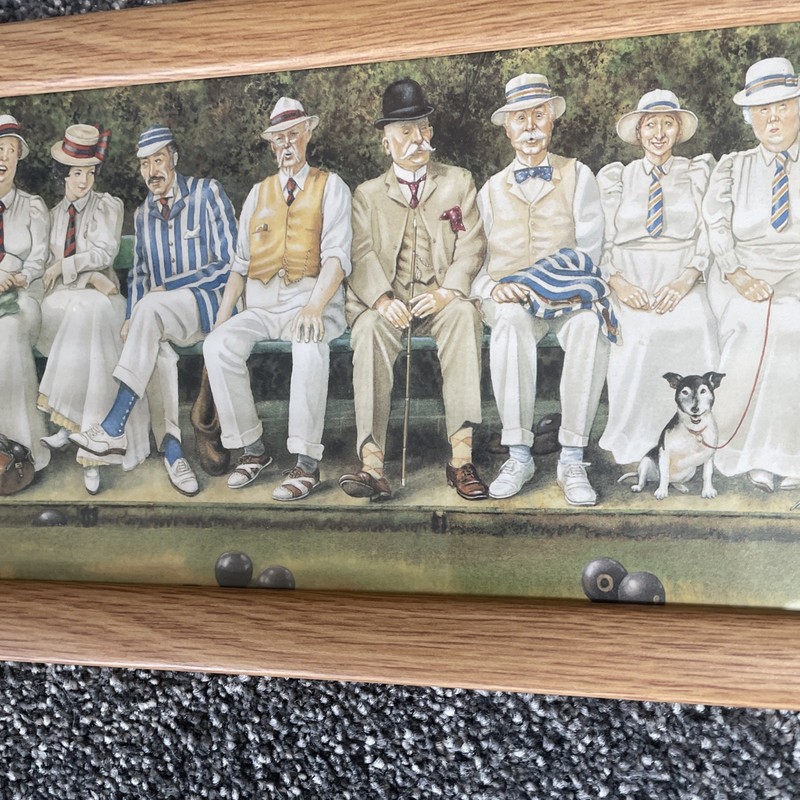 Framed Print, Bowls - Nine Ends Down By Jedd 35cm x 19cm gallery