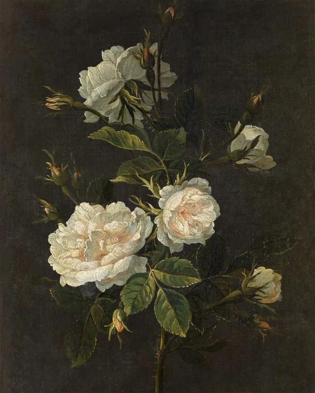Baroque Still Life with Roses Vintage painting poster print Home Decor