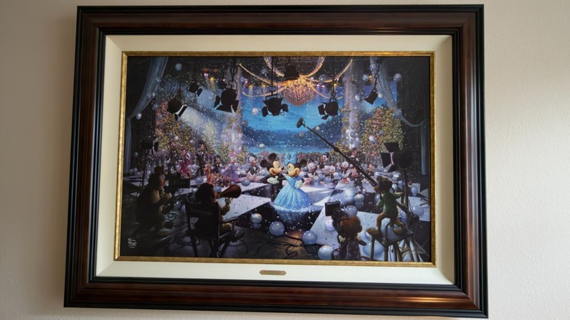 Thomas Kinkade Studios Disney 100th Celebration 24×36 #1/10 AP «1/1″ RARE FIND»