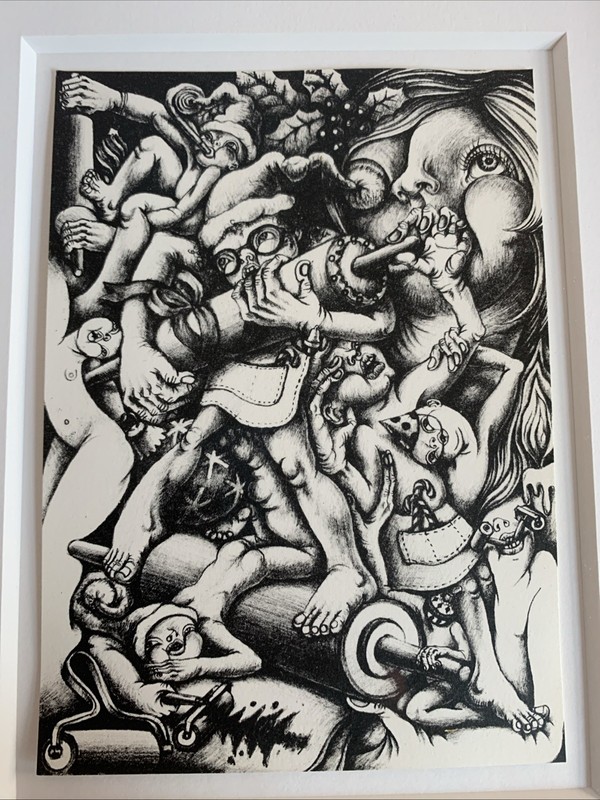 Ria Hasegawa ( Little Bob’s Xmas) 2007 Lithograph On Paper#4356 gallery
