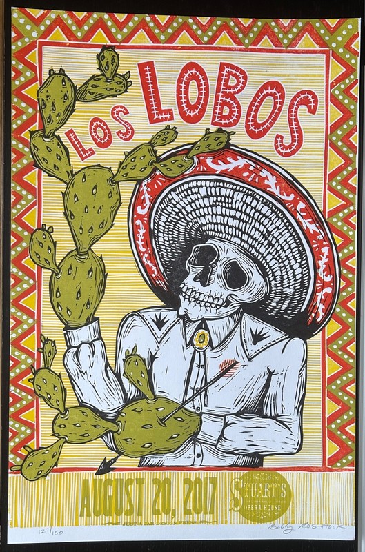 Los Lobos 2017 Stuart’s Opera House, Ohio by Just A Jar (Bobby Rosenstock)