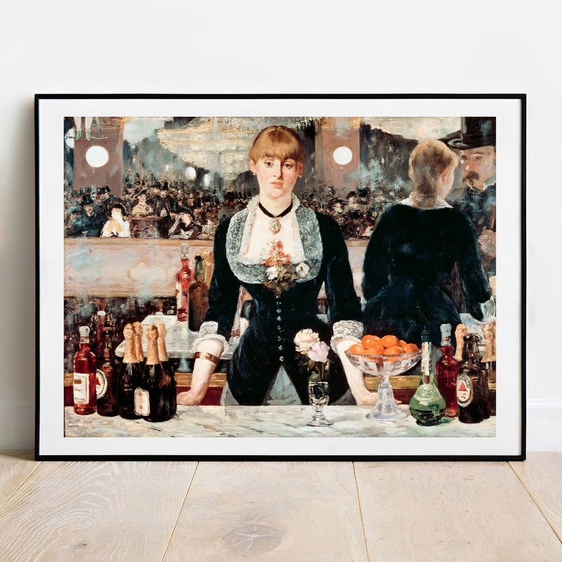 Art print Manet Bar at the Folies-Bergere giclee poster painting wall Art