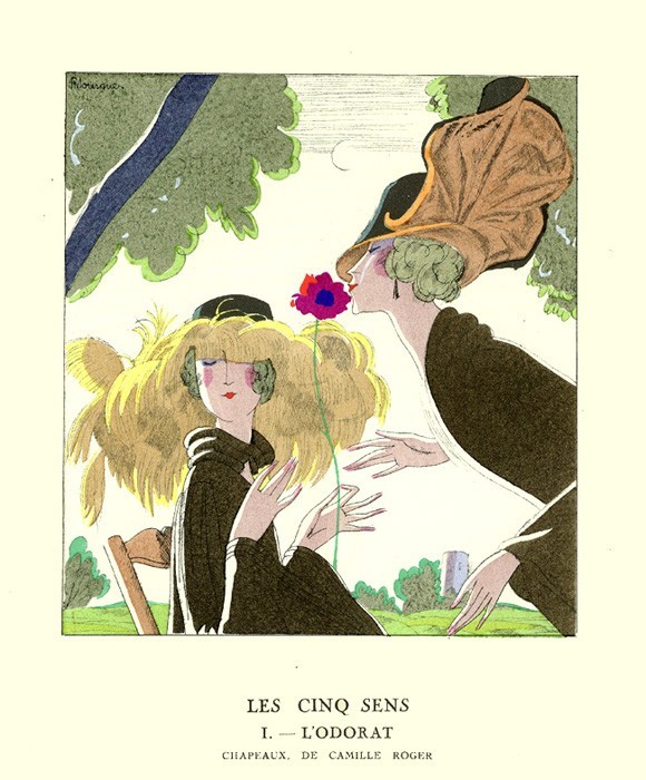 Gazette Du Bon Ton, Pochoir Illustration