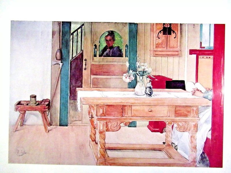 "CARL LARSSON" ~ (16" X 20") ~ (VINTAGE / ART PRINT) ~ #9 gallery