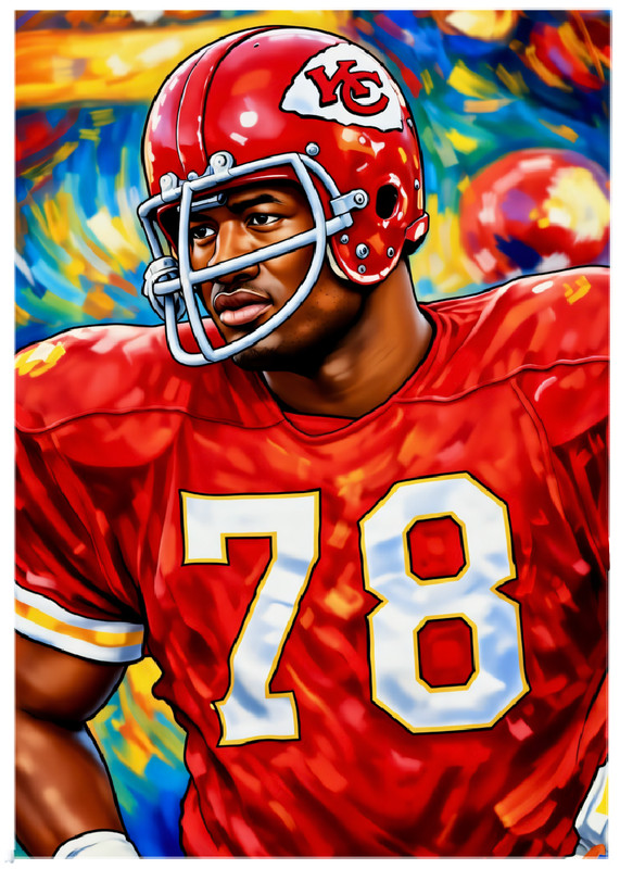 BOBBY BELL * Kansas City Chiefs * FOOTBALL * IIlustrated Art Card * ATC ACEO