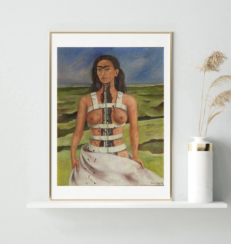 Art print Frida Kahlo The Shattered Column giclee poster wall Art picture gallery