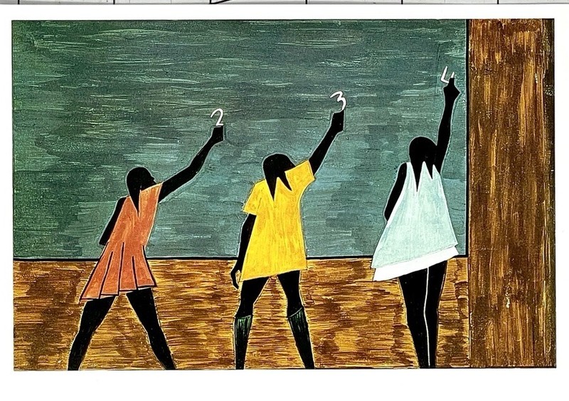 Jacob Lawrence (b. 1917) The Migration Series – MOMA Art Print Card 2003