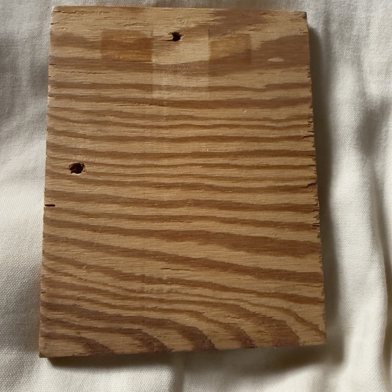 John Wayne Picture Cowboy Wood Mount 7.5x6" Mare Colt Horse Slab Bark 5.5"x3.75" gallery