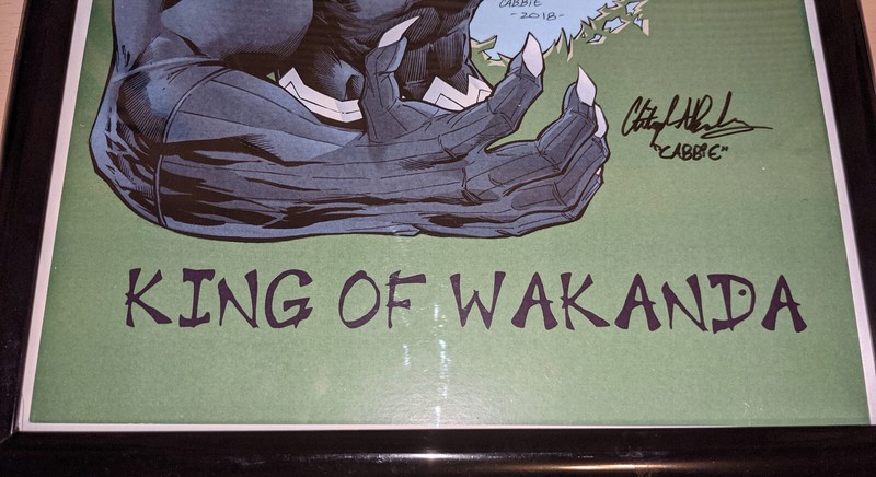 "King of Wakanda" Black Panther Art Print | Signed & Framed MCU Marvel Avengers gallery