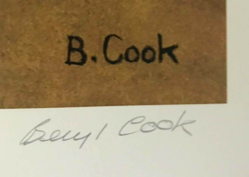 Beryl Cook "STRIP POKER" Pencil Signed MINT CONDITION Limited Editon gallery
