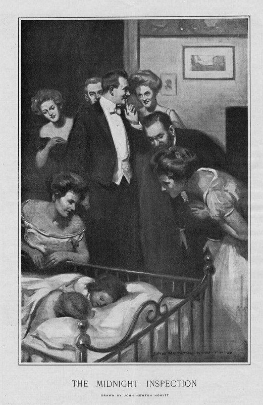 MOTHERS AND FATHERS CHECKING IN ON THE SLEEPING CHILDREN THE MIDNIGHT INSPECTION