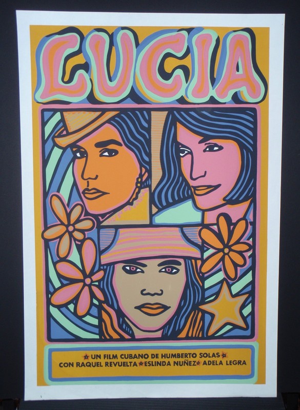 LUCIA /// Cuba Silk-screen Movie Poster by Famed Cuban Pop Artist Raul Martinez gallery