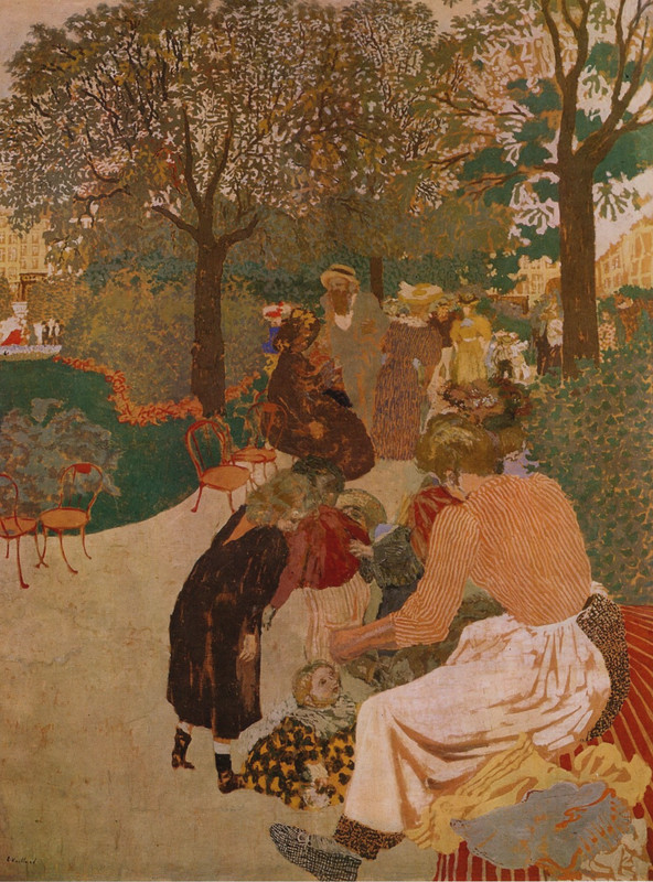 1968 Vintage Print Edouard Vuillard 1894 The Park Art Plate Post Impressionist gallery