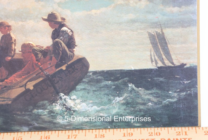 Breezing Up (A Fair Wind) by Winslow Homer 12 x 7 1/2" Art Print gallery