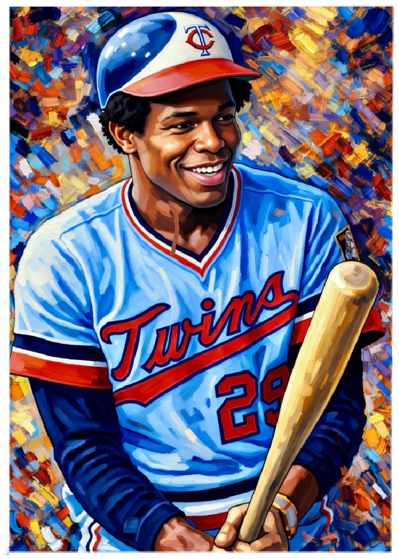 ROD CAREW * Minnesota Twins * BASEBALL * Novelty Art Card * ATC ACEO