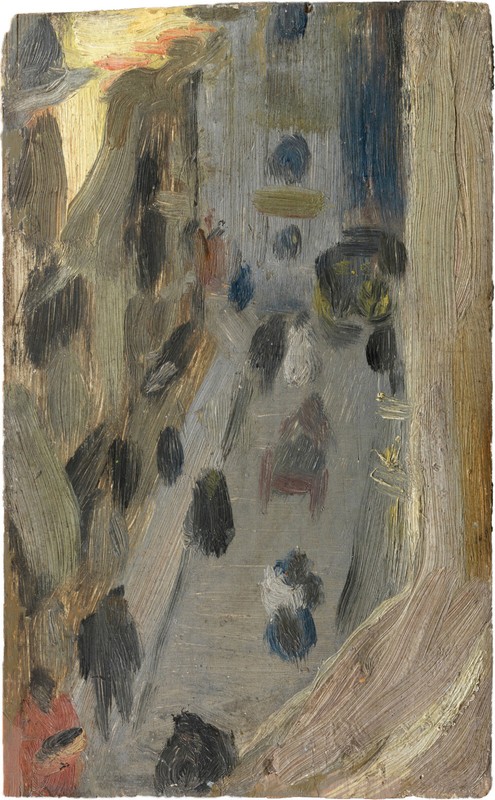 Pablo Picasso – View of Riera de Sant Joan From Window – 17″x22″ Fine Art Print