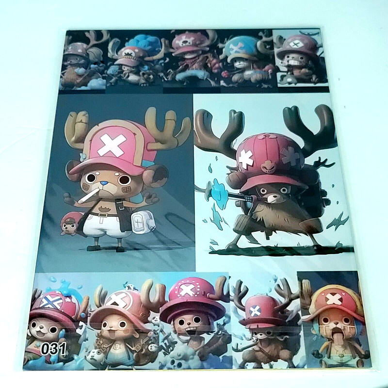 Chopper Wanted #031 One Piece Double-sided Art Board Size A4 8″ x 11″ Waifu Card