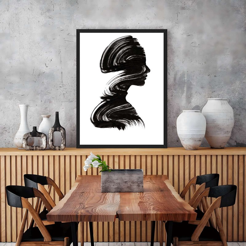 Abstract Female Silhouette Wall Art Canvas Oil Paintings Reproduction gallery