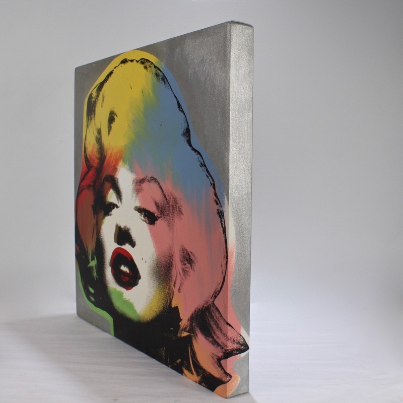 Marilyn Monroe Silver, a Pop-Art Screen-Print by SAK Steve Kaufman. gallery