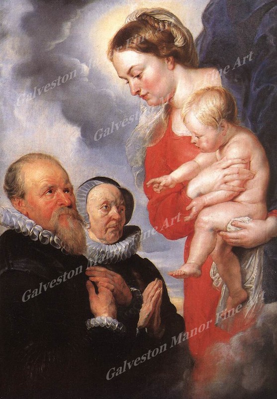 Virgin and child by Rubens Giclee Art Print Paper or Canvas
