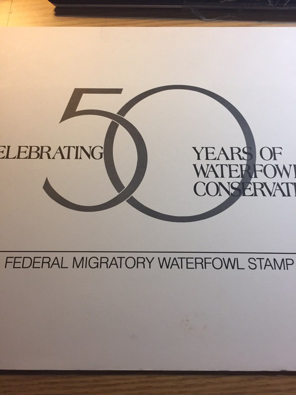 William C Morris,1984 Federal Waterfowl Print,5698/20,400,No Stamp Mint.50 Anniv