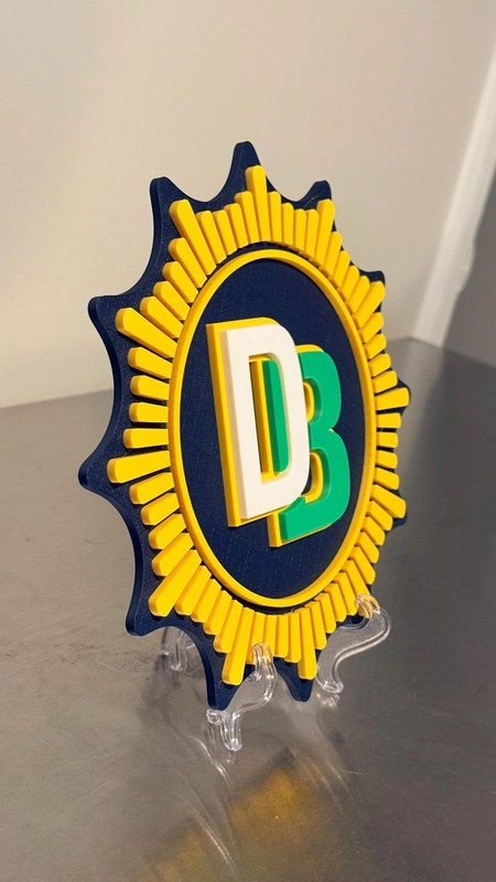 NYPD 12" Detective Bureau Plaque , Embossed 3D Display gallery