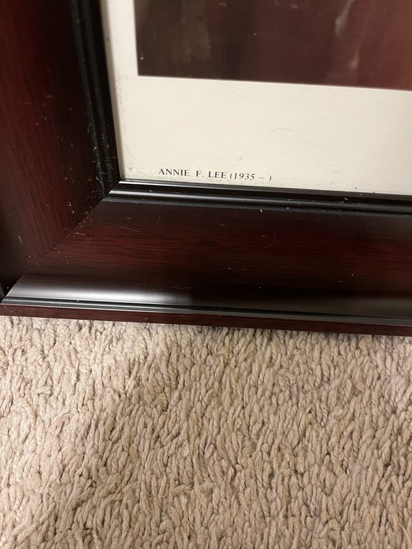 Annie Lee African American Art Print Framed Glass "5th Grade Substitute" 29 /25 gallery