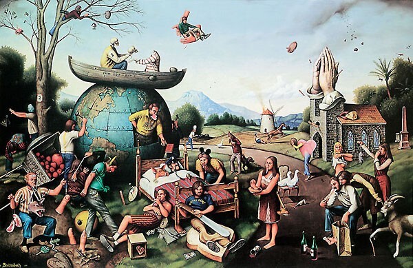Proverbidioms II ART PRINT by T. E. Breitenbach Image Size 25 1/2″ x 16 1/2″