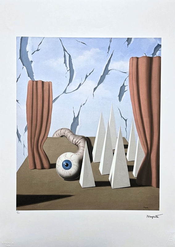 RENÉ MAGRITTE - The poetic world II - signed, numbered edition 15/100, 50x70cm