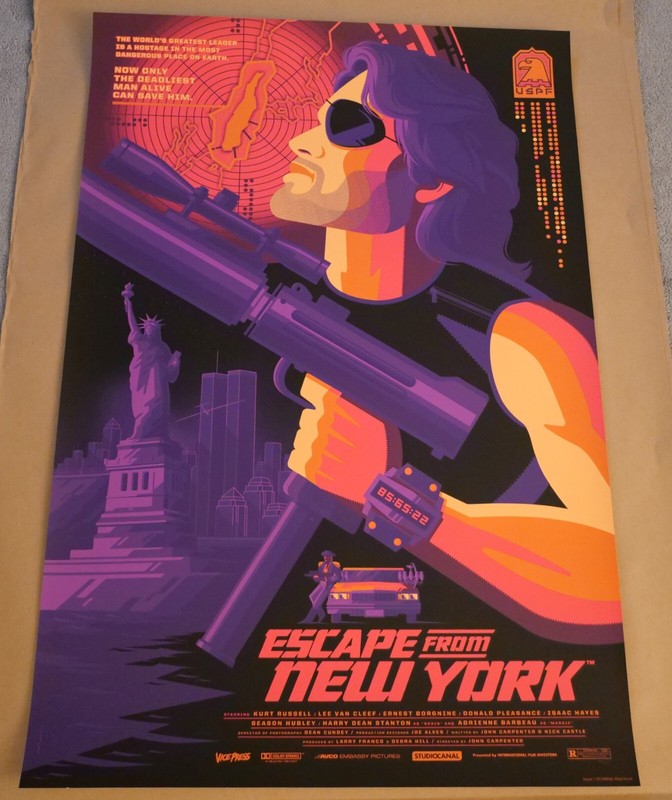 Tom Whalen Escape from New York Variant Edition Print