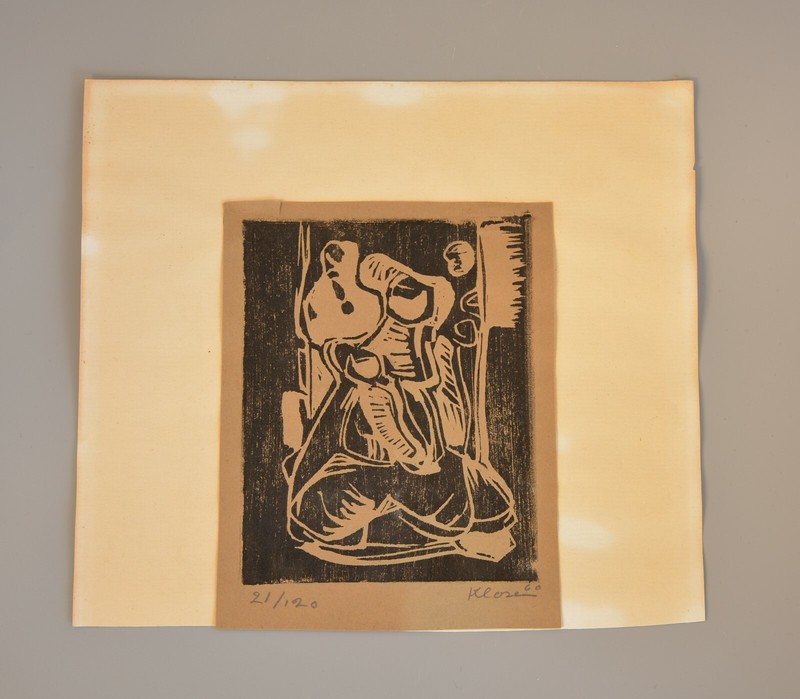 Paul Klose (1912-1982) German Artist - Wood Block Print - Signed Lmt Ed 21/120 gallery