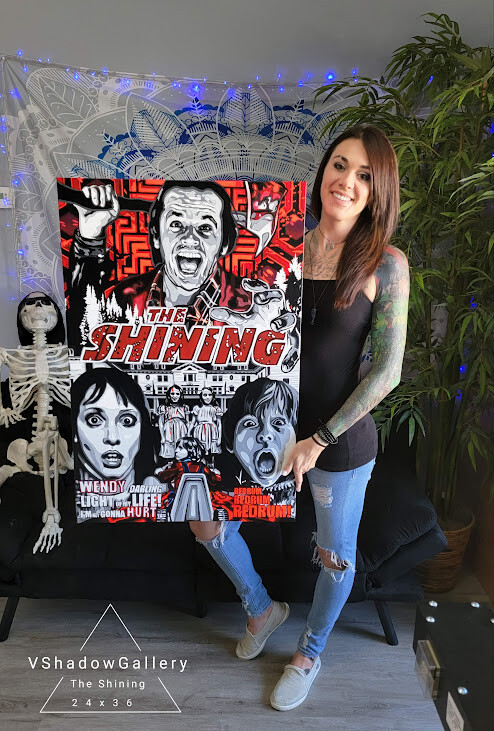 The Shining Stephen King -Giclee-Canvas Print
