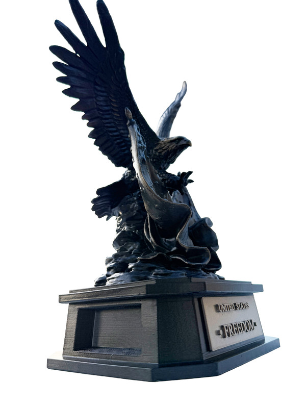 American Eagle Statue, United States Freedom Sculpture, Patriotic Desk Decor, Ha gallery