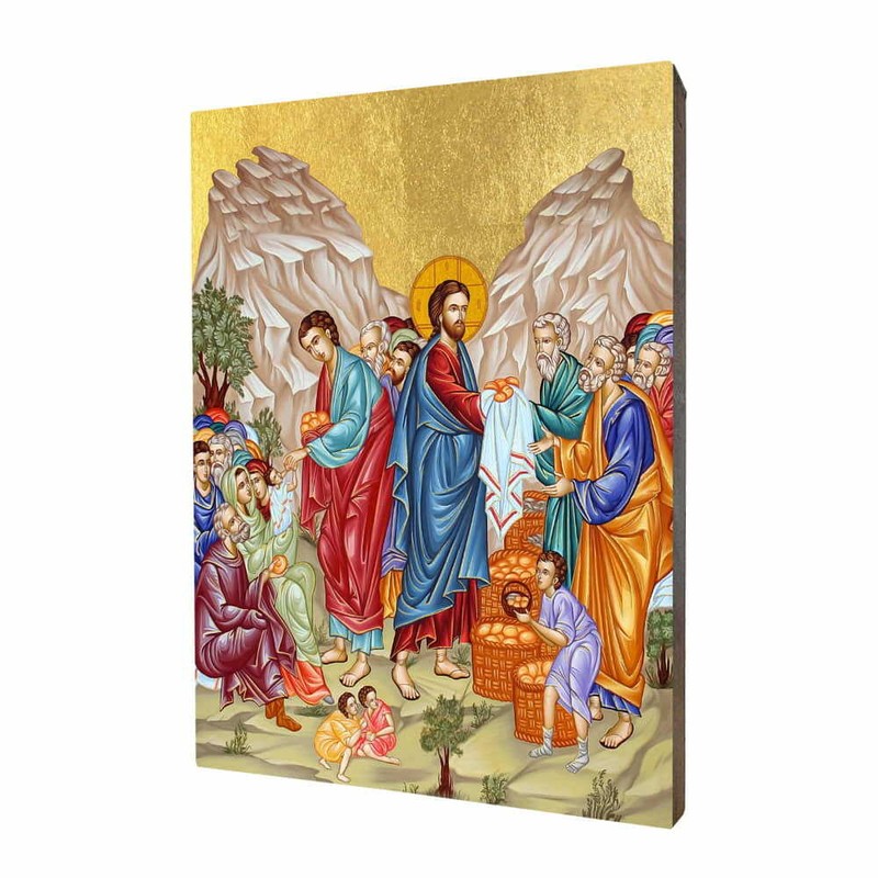 Miracle of the multiplication of bread Icon
