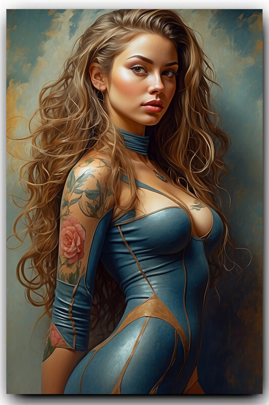 Magnificent Maiden 4 x 6 inch Exclusive Art Print Collectible Photo 10059