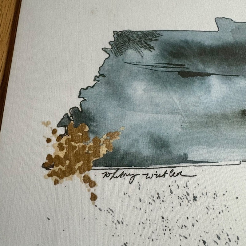 NEW Whitney Winkler Tennessee Home Art Print Watercolor State Wall Decor 8"x10" gallery