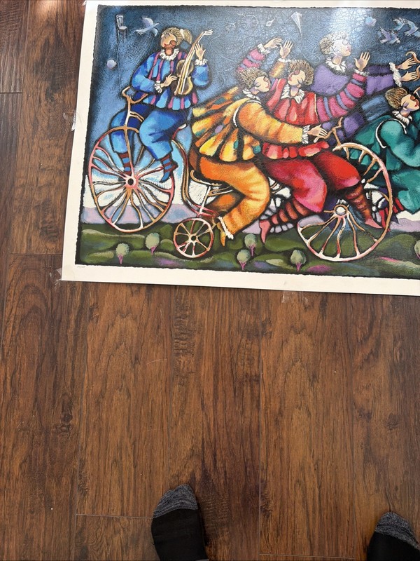 Spring Fancy” By Michael Kahan 195/ 350, Exceptional Colors with COA(2000) gallery