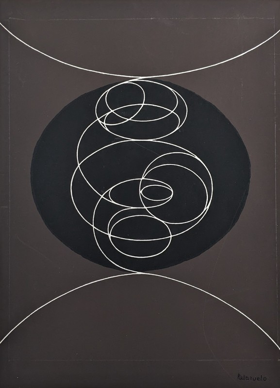 Pablo Palazuelo, Abstract Composition, Screen Print, Signed in Print, 1980