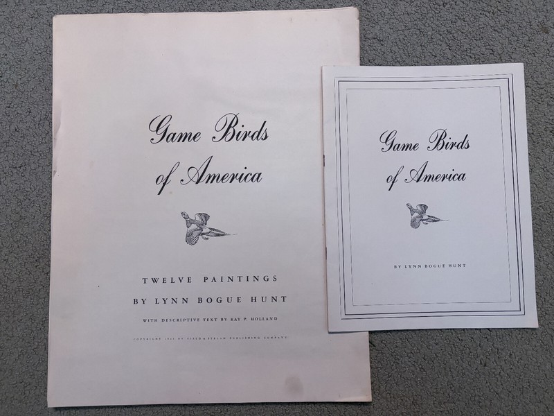 Lynn Bogue Hunt - Game Bird Painting Print Set (12 of 12) - w/ Guide Book - 1944 gallery