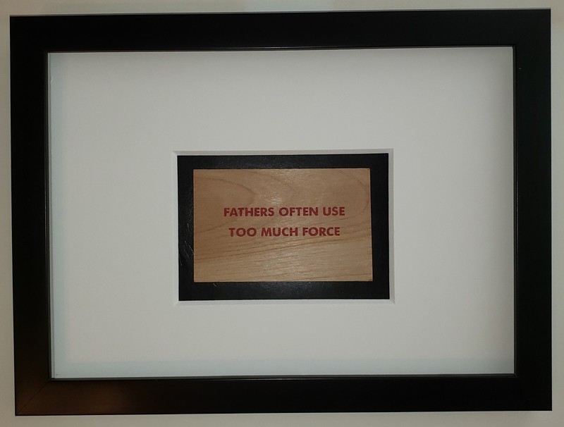JENNY HOLZER Truisms ORIGINAL Screenprint SIGNED 1994 1st Edition FATHERS FORCE