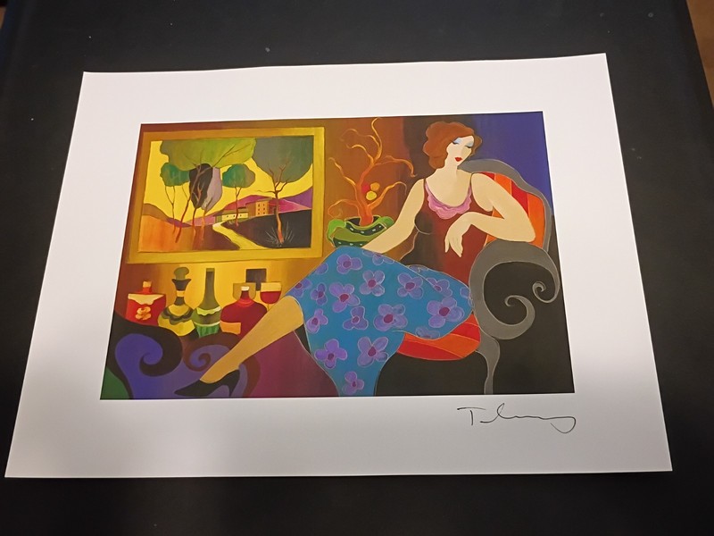 TARKAY, ITZCHAK Signed «#15 Simple Elegance» 9.5/8×12 Lithograph (Park West COA)
