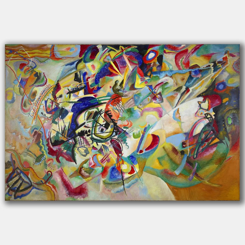 Kandinsky Composition VII Modern Abstract Blue Rider Expressionist Giclee Print