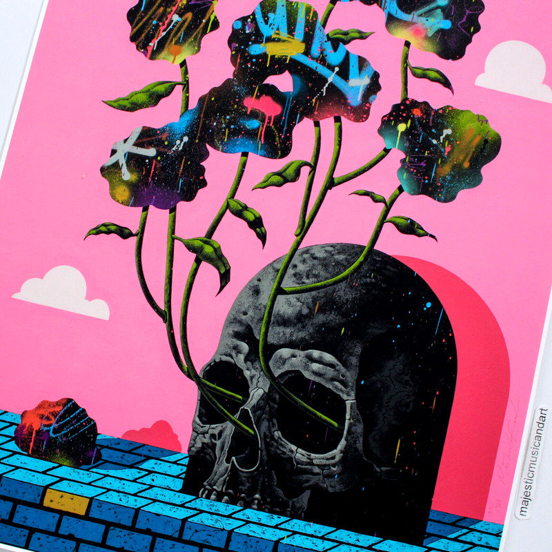 SIGNED & NUMBERED MICHAEL REEDER ART PRINT POSTER URBAN STREET ART RARE