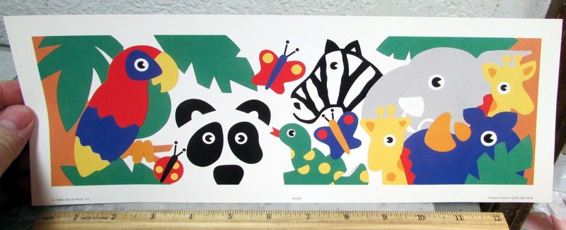 Jungle, Beautiful 14 x 5 Art print, by North Pole Alaska Artist Deanna Hemmen