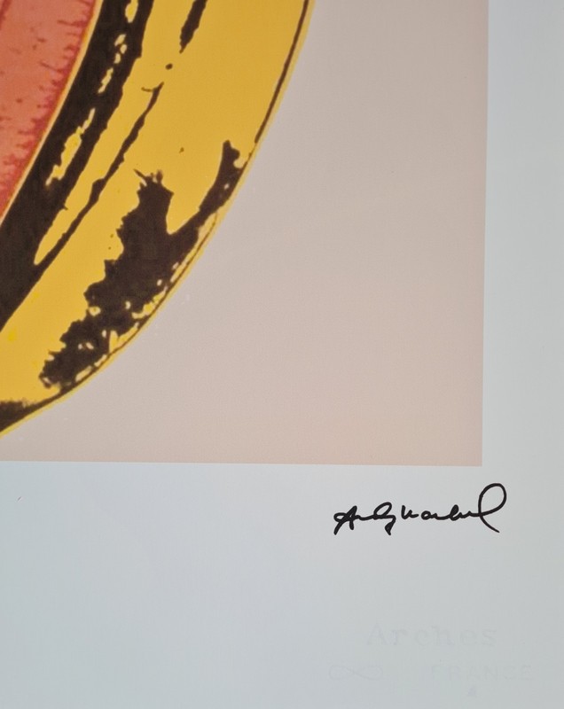 Andy Warhol * Banana * 57 x 38 cm * Signed Lithograph * Limited # 58/100 gallery